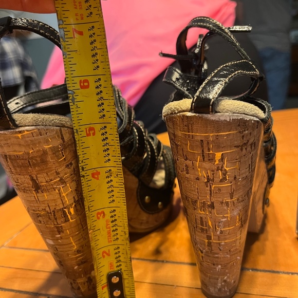 Colin Stuart Vintage platform heals Black - Picture 4 of 5